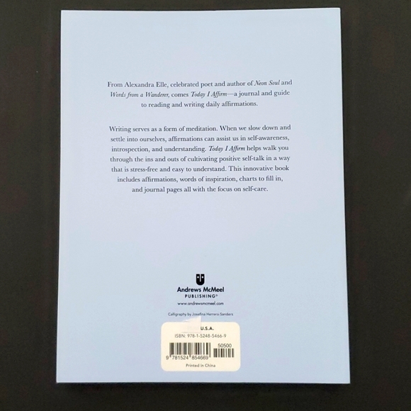 Today I affirm A Journal that Nurtures Self-Care New - Picture 3 of 4